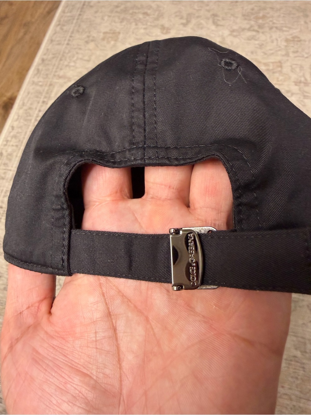 Dolce & Gabbana Black Logo Patch Cap - Picture 3 of 5